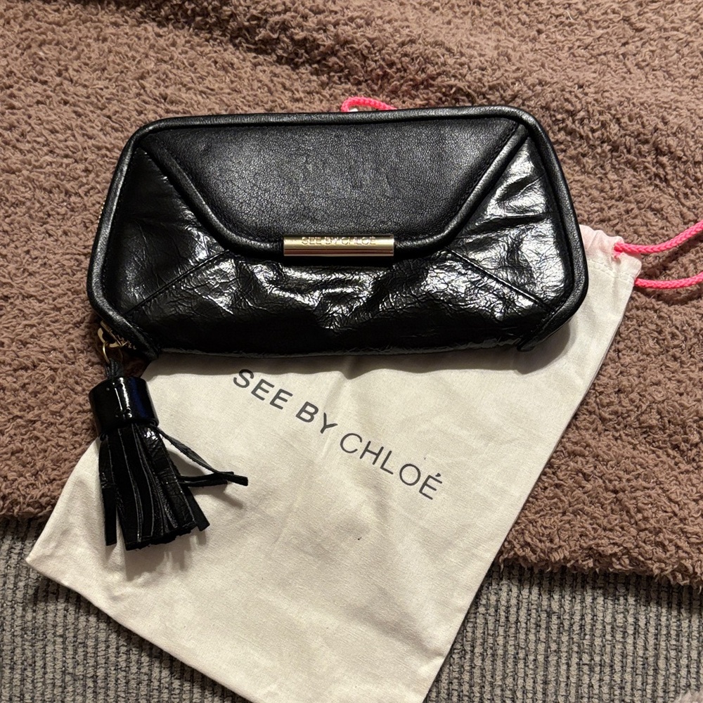 🎉one day PRICE slash! SEE BY CHLOE zip around wallet w/ dust bag